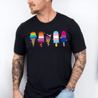 LGBT Ice Creams - Gay Unisex Crewneck T-Shirt Sweatshirt Hoodie