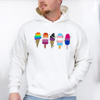 LGBT Ice Creams - Gay Unisex Crewneck T-Shirt Sweatshirt Hoodie