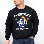 Everyone Is Equal, Love Always Wins - Gay Unisex Crewneck T-Shirt Sweatshirt Hoodie