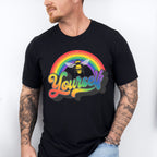 Yourself Bee Rainbow - Gay Unisex Crewneck T-Shirt Sweatshirt Hoodie