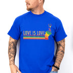 Love Is Love Rainbow - Gay Unisex Crewneck T-Shirt Sweatshirt Hoodie