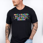 Respect Other People's Pronouns - Gay Unisex Crewneck T-Shirt Sweatshirt Hoodie