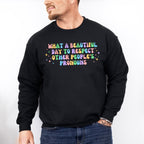 Respect Other People's Pronouns - Gay Unisex Crewneck T-Shirt Sweatshirt Hoodie