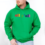 All Y'all Rainbow Colors - Gay Unisex Crewneck T-Shirt Sweatshirt Hoodie