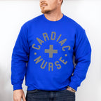 Cardiac Nurse Cross Design - Cardiac Nurse Unisex Crewneck T-Shirt Sweatshirt Hoodie