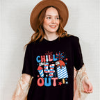 Chill The 4th Out Fireworks 4Th Of July Unisex Crewneck T-Shirt Sweatshirt Hoodie