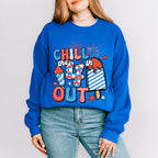 Chill The 4th Out Fireworks 4Th Of July Unisex Crewneck T-Shirt Sweatshirt Hoodie