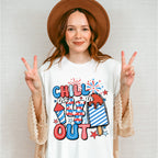 Chill The 4th Out Fireworks 4Th Of July Unisex Crewneck T-Shirt Sweatshirt Hoodie
