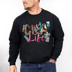 CNA Life Doodles Design - CNA Unisex Crewneck T-Shirt Sweatshirt Hoodie