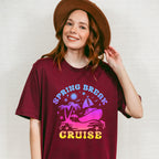 Spring Break Cruise Gradient - Vacation Unisex Crewneck T-Shirt Sweatshirt Hoodie