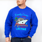 Family Cruise 2025 Making Memories Palm Trees - Vacation Unisex Crewneck T-Shirt Sweatshirt Hoodie