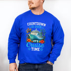 Countdown Is Over It's Cruise Time - Vacation Unisex Crewneck T-Shirt Sweatshirt Hoodie