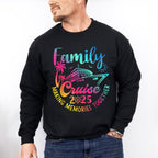 Family Cruise 2025 Gradient Design - Vacation Unisex Crewneck T-Shirt Sweatshirt Hoodie