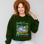 Family Cruise 2025 Making Memories, Flowers Design - Vacation Unisex Crewneck T-Shirt Sweatshirt Hoodie