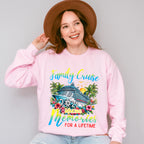 Family Cruise 2025 Making Memories, Flowers Design - Vacation Unisex Crewneck T-Shirt Sweatshirt Hoodie