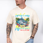 Family Cruise 2025 Making Memories, Flowers Design - Vacation Unisex Crewneck T-Shirt Sweatshirt Hoodie