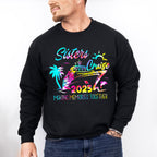 Family Cruise 2025 Making Memories, Colorful Design - Vacation Unisex Crewneck T-Shirt Sweatshirt Hoodie