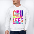 Cruise Family 2025 Palm Tree Gradient - Vacation Unisex Crewneck T-Shirt Sweatshirt Hoodie