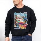 Board The Ship It's A Family Trip Colorful Design - Vacation Unisex Crewneck T-Shirt Sweatshirt Hoodie