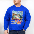 Board The Ship It's A Family Trip Colorful Design - Vacation Unisex Crewneck T-Shirt Sweatshirt Hoodie