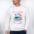 Family Cruise 2025 Making Memories Flowers Colorful Design - Vacation Unisex Crewneck T-Shirt Sweatshirt Hoodie