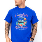 Family Cruise 2025 Making Memories Flowers Colorful Design - Vacation Unisex Crewneck T-Shirt Sweatshirt Hoodie