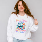 Family Cruise 2025 Making Memories Flowers Colorful Design - Vacation Unisex Crewneck T-Shirt Sweatshirt Hoodie
