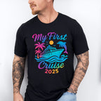 My First Cruise 2025 Gradient Dolphin - Vacation Unisex Crewneck T-Shirt Sweatshirt Hoodie