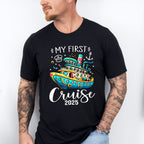 My First Cruise 2025 Blue Ship - Vacation Unisex Crewneck T-Shirt Sweatshirt Hoodie