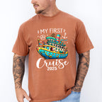 My First Cruise 2025 Blue Ship - Vacation Unisex Crewneck T-Shirt Sweatshirt Hoodie