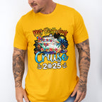 My Birthday Cruise 2025 Palm Trees Design - Vacation Unisex Crewneck T-Shirt Sweatshirt Hoodie