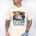 My Birthday Cruise 2025 Palm Trees Design - Vacation Unisex Crewneck T-Shirt Sweatshirt Hoodie