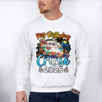 My Birthday Cruise 2025 Palm Trees Design - Vacation Unisex Crewneck T-Shirt Sweatshirt Hoodie