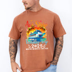 Aw Ship It's A Family Trip 2025 Sunset Design - Vacation Unisex Crewneck T-Shirt Sweatshirt Hoodie