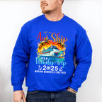 Aw Ship It's A Family Trip 2025 Sunset Design - Vacation Unisex Crewneck T-Shirt Sweatshirt Hoodie
