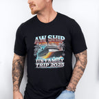 Aw Ship It's A Family Trip 2025 Lightning Design - Vacation Unisex Crewneck T-Shirt Sweatshirt Hoodie