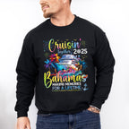 Cruisin' Together 2025 Bahamas Design - Vacation Unisex Crewneck T-Shirt Sweatshirt Hoodie