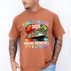 Family Cruise 2025 Red And Green Trees - Vacation Unisex Crewneck T-Shirt Sweatshirt Hoodie