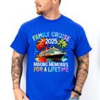 Family Cruise 2025 Red And Green Trees - Vacation Unisex Crewneck T-Shirt Sweatshirt Hoodie