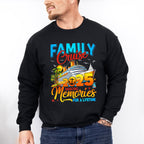 Family Cruise 2025 Blue & Red - Vacation Unisex Crewneck T-Shirt Sweatshirt Hoodie
