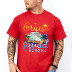Cruise Squad 2025 Yellow & Blue - Vacation Unisex Crewneck T-Shirt Sweatshirt Hoodie