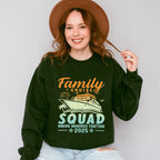 Family Cruise Squad Yellow & Blue Gradient - Vacation Unisex Crewneck T-Shirt Sweatshirt Hoodie