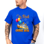My First Cruise 2025 Balloons - Vacation Unisex Crewneck T-Shirt Sweatshirt Hoodie