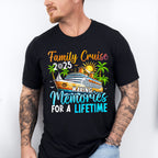 Family Cruise 2025 Trees And Sunset - Vacation Unisex Crewneck T-Shirt Sweatshirt Hoodie