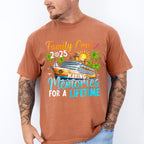Family Cruise 2025 Trees And Sunset - Vacation Unisex Crewneck T-Shirt Sweatshirt Hoodie