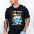Cruisin' Together Bahamas 2025 Sunset Trees & Sun - Vacation Unisex Crewneck T-Shirt Sweatshirt Hoodie