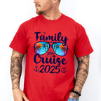 Family Cruise 2025 Sunglasses Blue Design - Vacation Unisex Crewneck T-Shirt Sweatshirt Hoodie