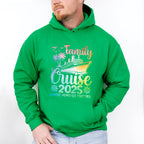 Family Cruise 2025 Ship Wheel Design - Vacation Unisex Crewneck T-Shirt Sweatshirt Hoodie