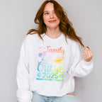 Family Cruise 2025 Ship Wheel Design - Vacation Unisex Crewneck T-Shirt Sweatshirt Hoodie