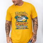 Family Cruise Making Memories Orange Text - Vacation Unisex Crewneck T-Shirt Sweatshirt Hoodie